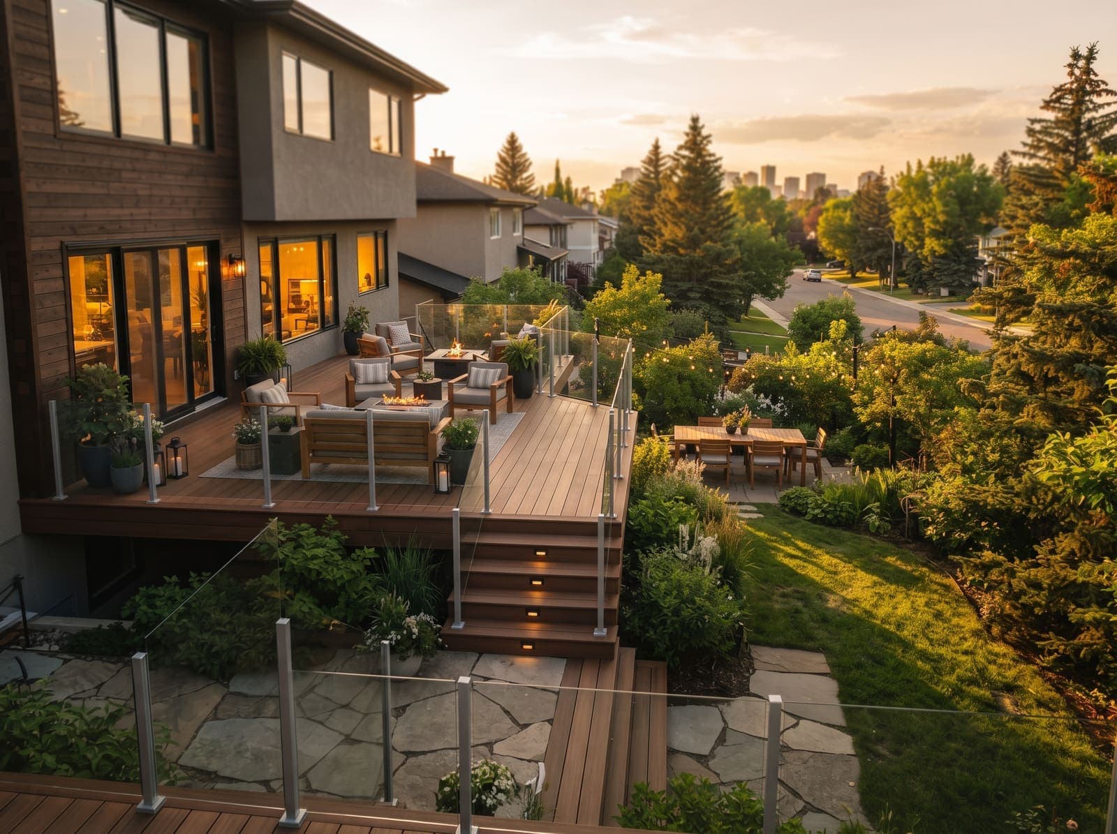 Terrace House, a decks project in Edmonton