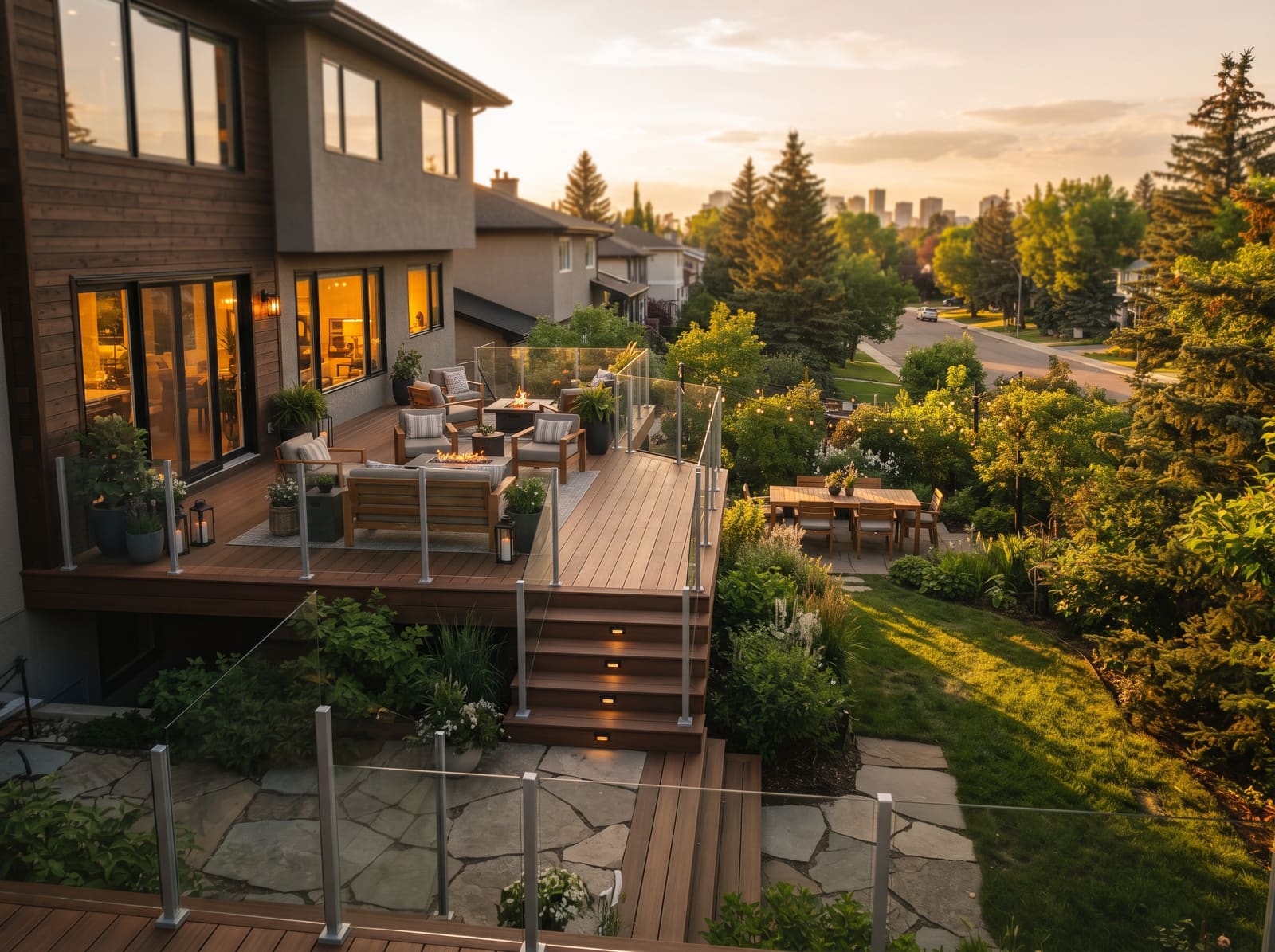 Terrace House, a decks project in Edmonton